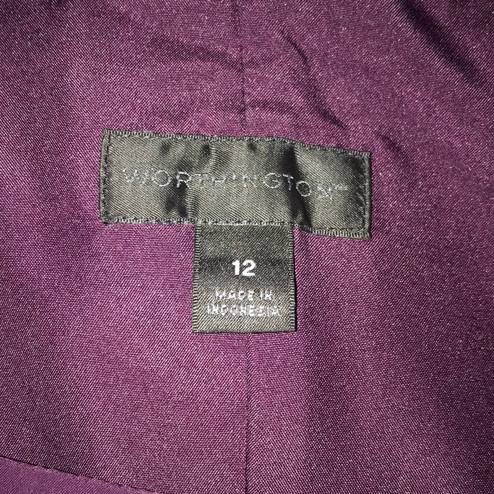 Purple box pleated dress - Picture 7 of 7